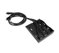 Annadue 3.5 Inch Floppy Bay Front Panel, USB 19PIN Type E Input Interface, USB A 5Gbps Type C 10Gbps 20Gbps Transfer Rate for PC Desktop