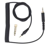 Annadue 3.5mm 6.3mm to 2.5mm Plug Audio Extension Coiled Cable for DJ HDJ CUE1 HDJ CUE1BT HDJ X5 HDJ X7 HDJ S7 Headphone 6.5mm & 3.5mm Replacement Audio Cable with 2.5mm Plug, 2m
