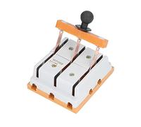 Annadue 3 Pole Double Throw Knife Switch, 380V 100A Electrical Knife Switch, Flame Retardant for Industrial Power Control