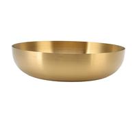 Annadue 304 Stainless Steel Salad Mixing Bowl Multipurpose Serving Bowl for Everyday Dinner,Cafes,Hotels,9.4in,Golden