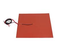 Annadue 3D Printer Silicone Heated Pad 350W, 300mm Side Length, 100K Thermistor Silicone Heating Pad with Strong Adhesive, Heater for Hot Bed (DC12V)