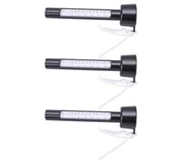 Annadue 3PCS Floating Pool Thermometer, Portable Pool Water Thermometer for Outdoor Indoor Swimming Pools, Spas, Hot Tubs, Aquariums Black