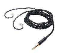 Annadue 4.4mm Male to QDC 2 Pin Earphone Cable, IEM Headphone Replacement Cable, Audiophile Braided for ZS10 PRO ZSN PRO, 120cm Upgrade for Earphones