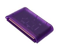 Annadue 4000 in 1 Game Card, Fit for Mega Drive MD1 MD2 MD3 CD X 32X Original Game Consoles, with 8GB Small Memory Card, for Master System and 32X Games (Transparent Purple)