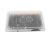 Annadue 4000 in 1 Game Card, Fit for Mega Drive MD1 MD2 MD3 CD X 32X Original Game Consoles, with 8GB Small Memory Card, for Master System and 32X Games (Transparent White)