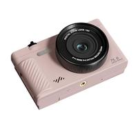 Annadue 4K 75MP Digital Camera, 18X Zoom WiFi Camera with 3 Inch 180 Flip Screen, Beautify Function, Slow Motion, 950mAh Battery (Pink)