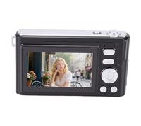 Annadue 4K Digital Camera, 64MP Compact Travel Camera with 3 Inch Touch Screen, 5X Optical Zoom, HD Front Mirror, Anti Shake for Photography, Beginners (Black)