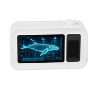 Annadue 5 Inch 3D Holographic Display with Bluetooth Speaker, 1080P Transparent Screen Electronic Photo Player with Wireless Audio for Showcase, Desktop, and Car Decoration
