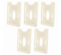 Annadue 5 Pcs Windshield Card Display Sleeve, IC Card Holder for Vehicle Management, Community Personnel ID Sleeve, Car Organization for Windshield (with Sticker)