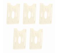 Annadue 5 Pcs Windshield Card Display Sleeve, IC Card Holder for Vehicle Management, Community Personnel ID Sleeve, Car Organization for Windshield (with Suction Cup)