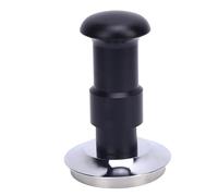 Annadue 51mm Stainless Steel Coffee Tamper with Double Spring (58MM) | 30Lbs Constant Force, Grounds Press, Twin Coil Mechanism, Ergonomic Grip Handle, Threaded Black Body