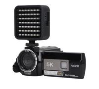 Annadue 5K HD Digital Camera, Outdoor Sports DV Camera, 3in 18x Zoom Handheld Shooting Electronic Anti-Shake Digital Camera with Fill Light Hood Handheld Bracket