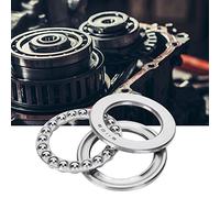 Annadue 5Pcs Axial Ball Thrust Bearing 40mm Industrial Hardware | Single Column Ball, Stamping Cage, Machinery Maintenance, Smooth Operation, High Precision