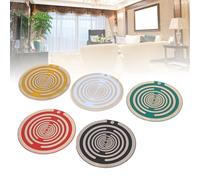 Annadue 5PCS Polarizing Disk Passive Multi Frequency Oscillator Polarization Energy Disc for Home Car