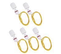 Annadue 5pcs PP Plastic Float Switch Liquid Level Sensor Water Tank Pool Controller P3508, 0~ 0.5~1A M8 Thread Water Level Switch for Generator Industry