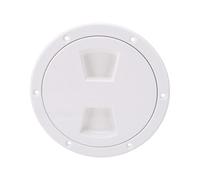 Annadue 6 Inch Deck Plate Non Skid ABS Marine Inspection | Round Boat , Detachable Water , Ship Yacht Storage Access, Replacement Lid
