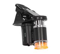 Annadue 60X Phone Microscope, Portable HD Microscope with UV Light & 2 LED Lights, Magnifying Glass for Photography Jewelry Inspection, Black
