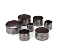 Annadue 7pcs Leather Round Hole Puncher, 20mm, 25mm, 30mm, 35mm, 40mm, 45mm, 50mm Round Cutting Die Punching Die Set,for Handmade DIY Leather Craft