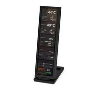 Annadue 8.8 Computer Temp Monitor, 1920 * 480 PC Sensor Panel Display, IPS USB C Mini Secondary Screen PC CPU GPU SSD Data Monitor for, Linux, for WINDOWS (Black)