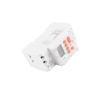 Annadue 85~265V AC 30A LCD 7 Days Programmable Digital Timer Switch for DIN Rail, 16 ON/OFF Programs per Day, Countdown Function, Large Capacity Battery Backup