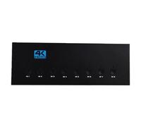 Annadue 8x1 4K Splitter 48Gbps HD Multimedia Interface Selector Supports 4K 30Hz 1080P 3D HDR with Remote Control for TV PC Laptop Projector
