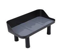 Annadue Adjustable Elevated Pet Bowl Stand, Lifting Anti Tip Plastic Neck Protection Dog Cat Food Bowl Raised Feeding Table for Large Medium Dogs