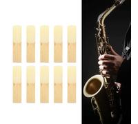 Annadue Alto Saxophone Reeds, Professional Elasticity Traditional Sax Reeds, for Classical Jazz Band, Alto Sax Accessories 10pcs (Strength 3.0)