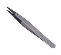 Annadue Antistatic Tweezers, Round Elbow Tweezers with Interchangeable Plastic Tips for Electronic Repair, ESD Safe for Circuit Board, SMD Components
