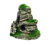 Annadue Aquarium Rock Cave Ornament, Artificial Mountain View Stone Landscape Decor for Fish Tank (F416D)