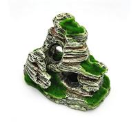 Annadue Aquarium Rock Cave Ornament, Artificial Mountain View Stone Landscape Decor for Fish Tank (F416B)