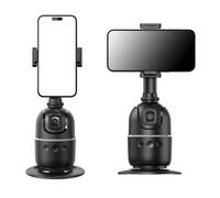 Annadue Auto Face Tracking Tripod, 360 Degree Rotating Smart Shoot Phone Tracking Holder, No App, Detachable, Universal 1/4 Inch Interface, for Live Vlog Streaming Video