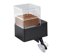 Annadue Automatic Fish Feeder 240mL, 5 Timed Modes Battery Operated Aquarium Food Dispenser for Fish Turtle Tanks, Manual Feed, Adjustable Portion Control, Sealed Storage