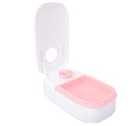 Annadue Automatic Pet Feeder, Timer Dog Cat Food Dispenser with Freshness Preservation, Dry Wet Food Bowl for Multi Meal Portion Control (Pink)