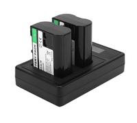 Annadue Battery Charger Set Camera Battery Set Dual Slot Charger LED Display USB C 2x2800mAh Rechargeable Batteries with EN EL15 EN EL15a EL15b EL15c for Z6 Z7 D750 D8