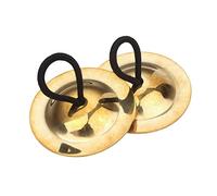 Annadue Belly Dancing Golden Finger Cymbals Musical Instrument with Beautiful Ching Sound, Made of Brass, for Music Lovers