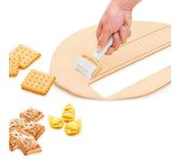 Annadue Biscuit Cookies Maker Cutter Mold, Large Wave Cake DIY Decorating Tools, Stainless Steel Pastry Molds for Baking Fondant Biscuit (Large Wave)