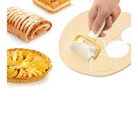 Annadue Biscuit Cookies Maker Cutter Mold, Large Wave Cake DIY Decorating Tools, Stainless Steel Pastry Molds for Baking Fondant Biscuit (3PCS Set)