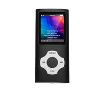 Annadue Bluetooth 5.3 MP3 Player, 1.8 Inch Screen Portable HiFi Music Player with 32GB Memory, FM Radio, E-Book, Recording, for Sports Commuting Travel (Black)