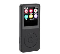 Annadue Bluetooth 5.4 HiFi MP3 Player, 2.4 Inch LCD Screen Portable Music Player with FM Radio, Voice Recorder, E Book Reader, for Outdoor Sports Travel (With 32G Memory Card)
