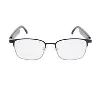 Annadue Bluetooth Smart Glasses, Blue Light Audio Glasses, Remote Snapping, Open Ear Sound Mic Speakers, Fast Magnetic Charging, Color Changing Spectacle Lens for Women and Men (Silver)