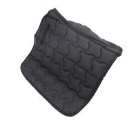 Annadue Breathable Horse Saddle Cloth Abrasion Proof PU Leather Pad for Horse Riding Black