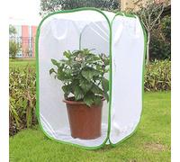 Annadue Cage, Folding Collapsible Ventilated Mesh Cage, Light Transmission Zipper Plant House for Ladybug, Observation for Garden Outdoor
