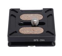 Annadue Camera Plate DSLR Mirrorless Clamp with 1/4 Inch Screw 30MM Scale Ruler Anti Slip Pads for Arca Dovetail Tripod Ball Head