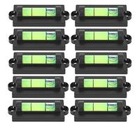 Annadue Camera Tripod Level Bracket Level Strong Plastic Mini Accessory for Office Machines, 10PCS Eco-Friendly Black