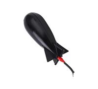 Annadue Carp Feeder Float Bait Holder, Bait Thrower Tool for Fishing, Large Bomb Lure Holder Nesting Tool with Spring Release (Black)