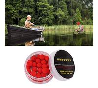 Annadue Carp Fishing Foam Pop Up Pellets, 30Pcs Floating Soft Bait Lures, 12mm Red Fish Attractant Pellets for Carp Fishing Lake River (Red strawberry flavor 12MM)