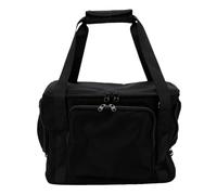 Annadue Carrying Case for Explorer 1000 V2, Portable Power Station Storage Bag with Pockets, Tear-Resistant Oxford Cloth Travel Organizer with Shoulder Strap, Black