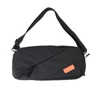 Annadue Carrying Case for ROG Ally, PU Fabric Protective Hard Portable Travel Carrying Bag, Lightweight Game Console Chest Bag with Double Zippers Mesh Pocket (Black)