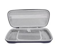 Annadue Carrying Case for ROG Ally X 2024 RC72LA/ Rog Ally 2023 RC71L/Claw A1M, Portable Hard Shell Pouch Travel Bag, Built-in Gaming Charger Dock Storage, Holds Game Cartridge (Blue)