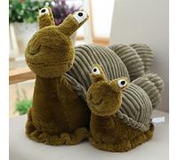 Annadue Cartoon Snail Plush Toy, Soft Stuffed Animal Doll (Green)